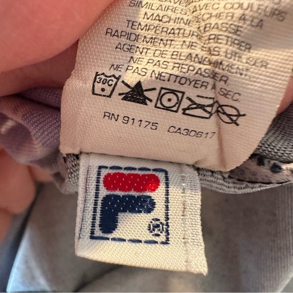 Fila Black with floral design women’s workout attire with bra medium - Picture 6 of 7